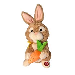 Animated Singing Plush Easter Bunny Rabbit - Sings Peter Cottontail NWT